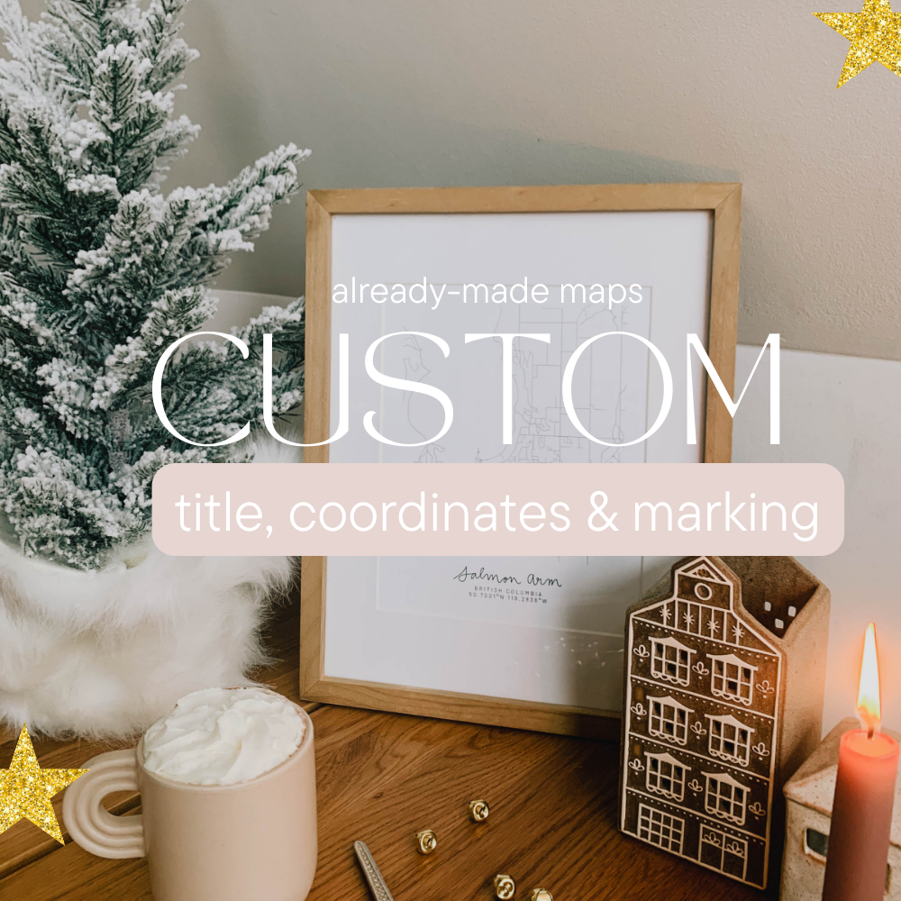 Custom Coordinates, Title & Marking *read description*