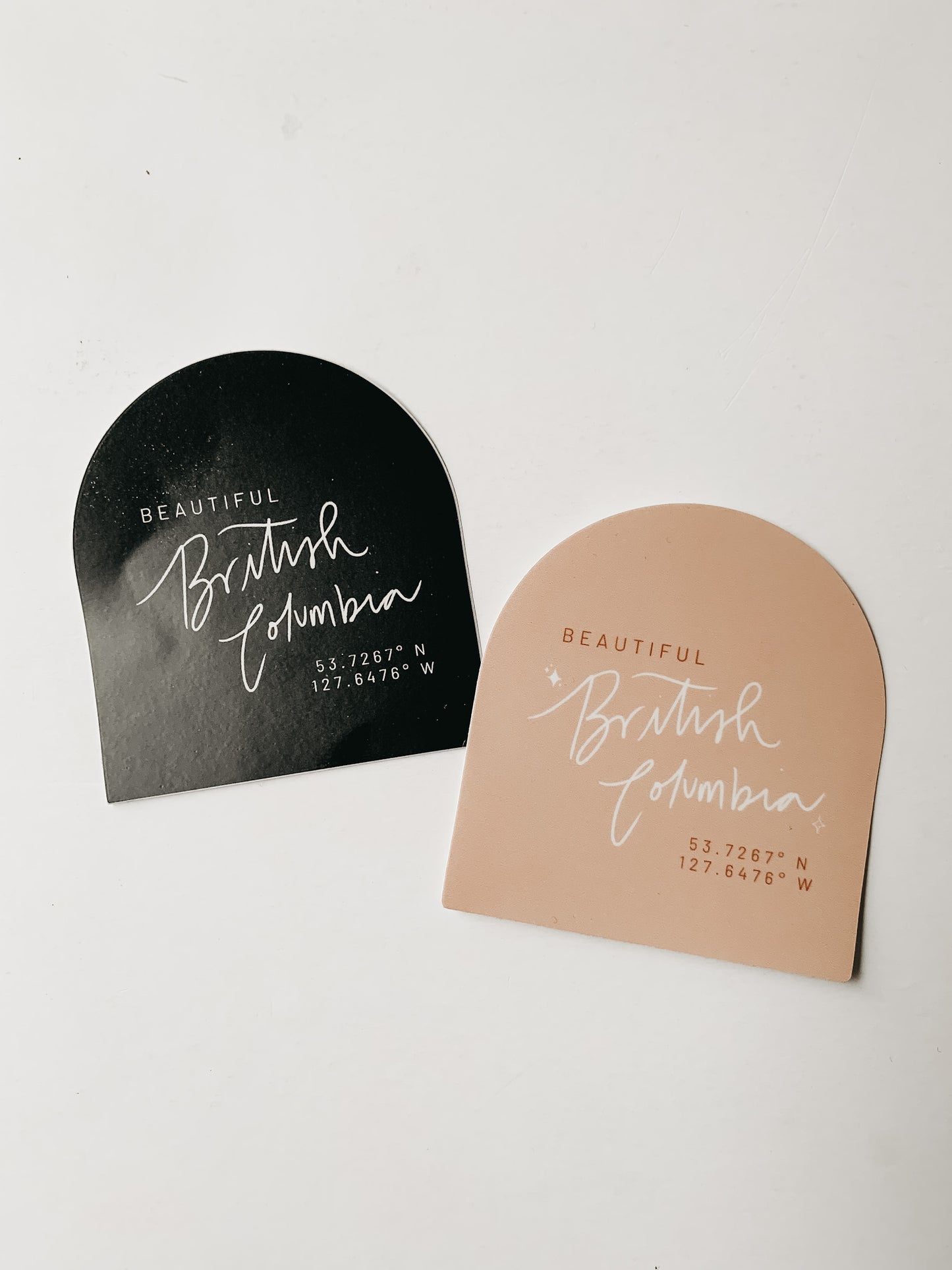 British Columbia Arch Sticker | Hand Lettered British Columbia