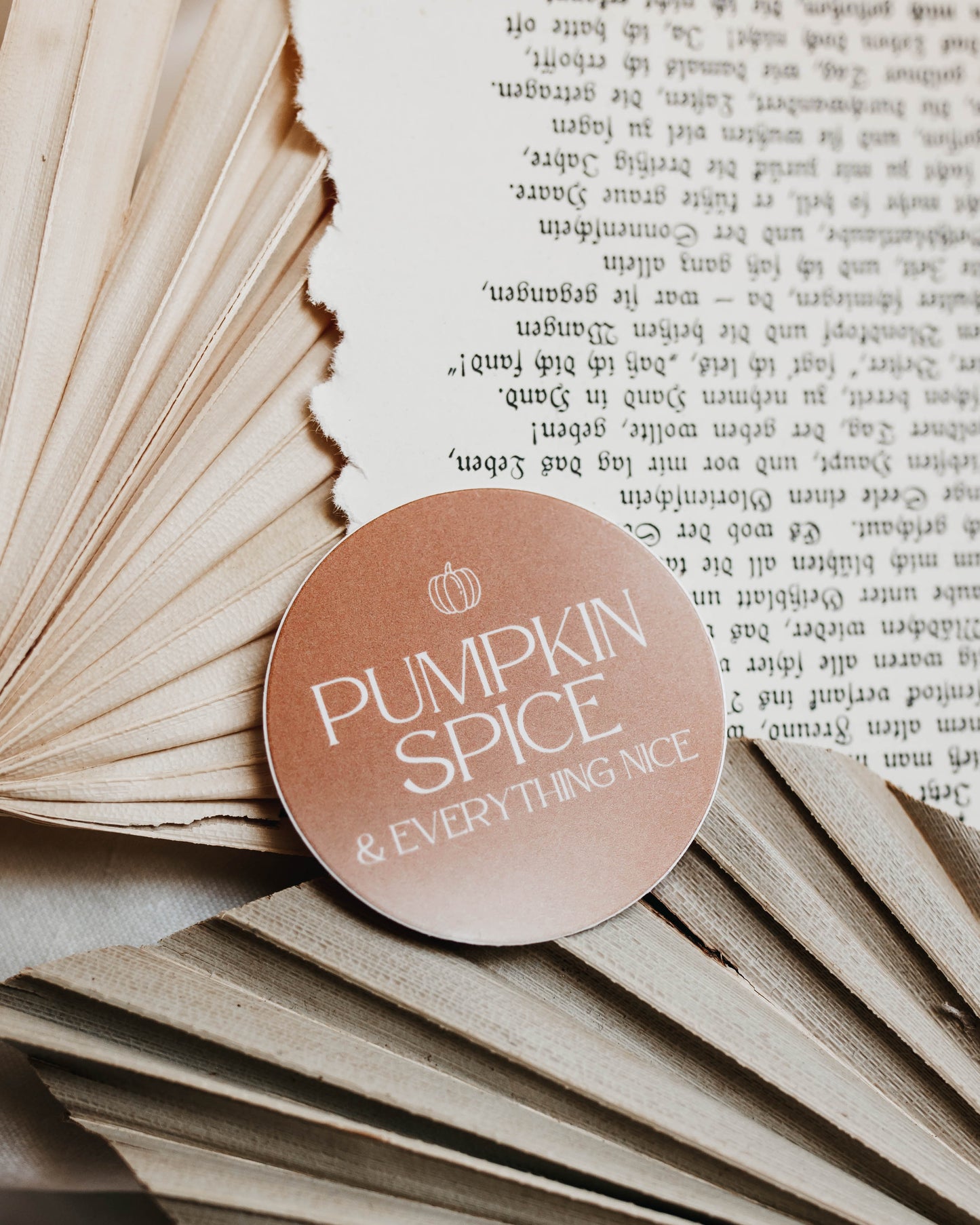 Pumpkin Spice & Everything Nice | Fall Sticker