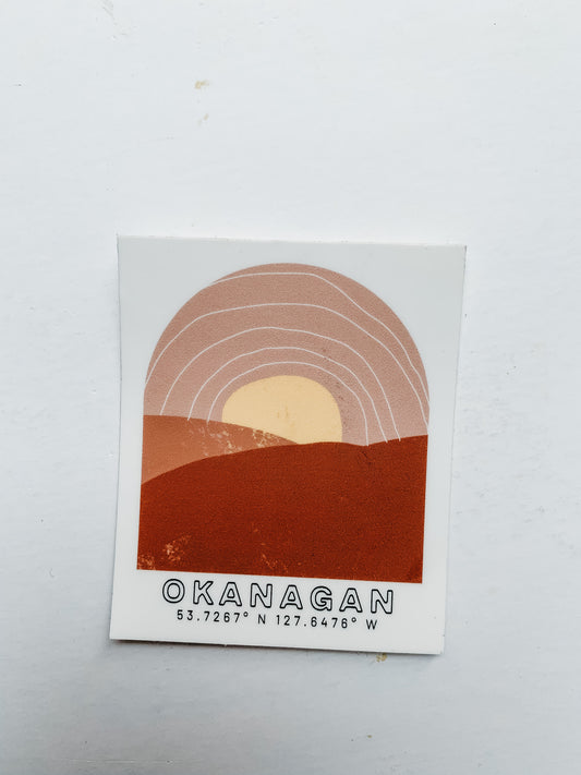 Okanagan Sticker | Boho Style Okanagan Sticker
