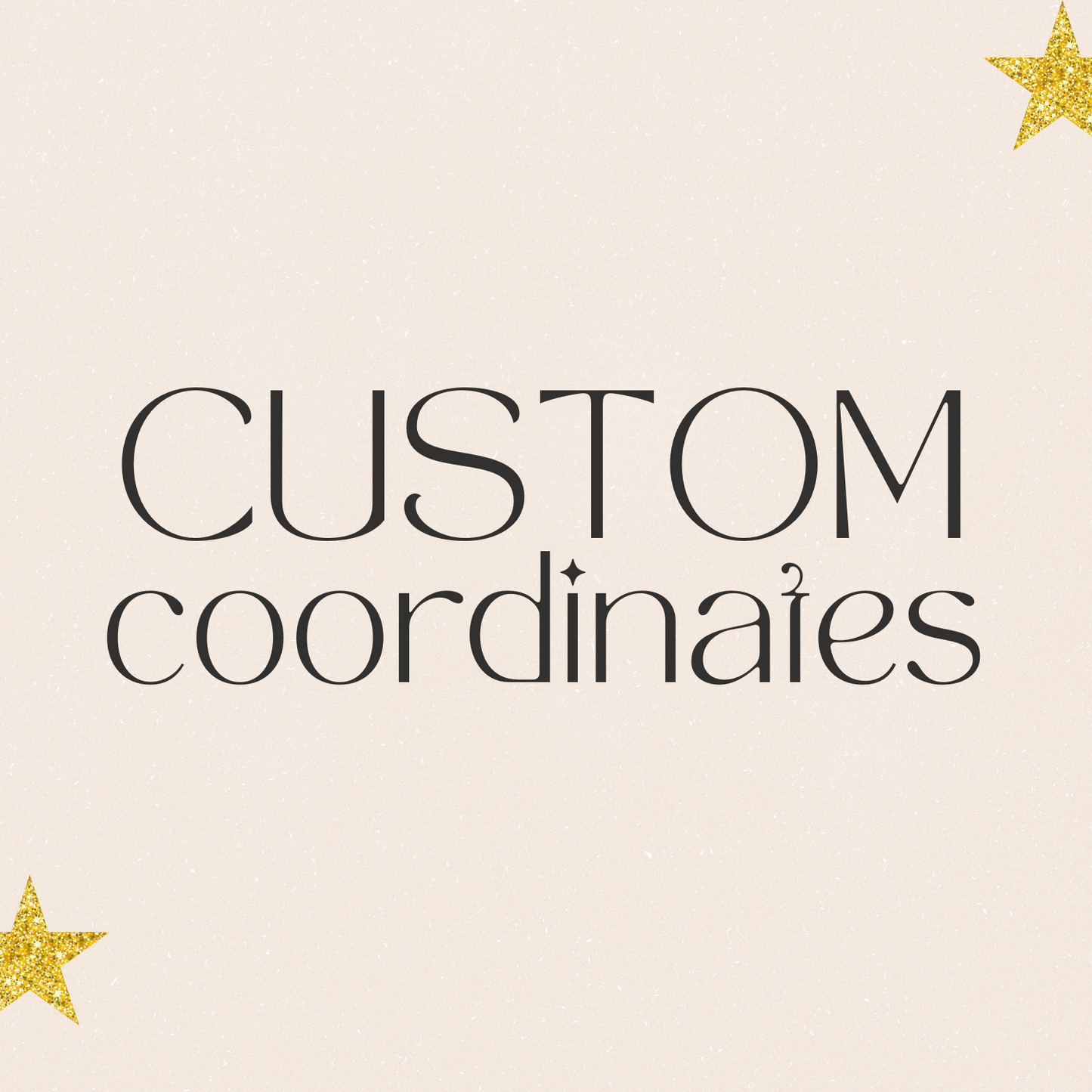 Custom Coordinates *read description*